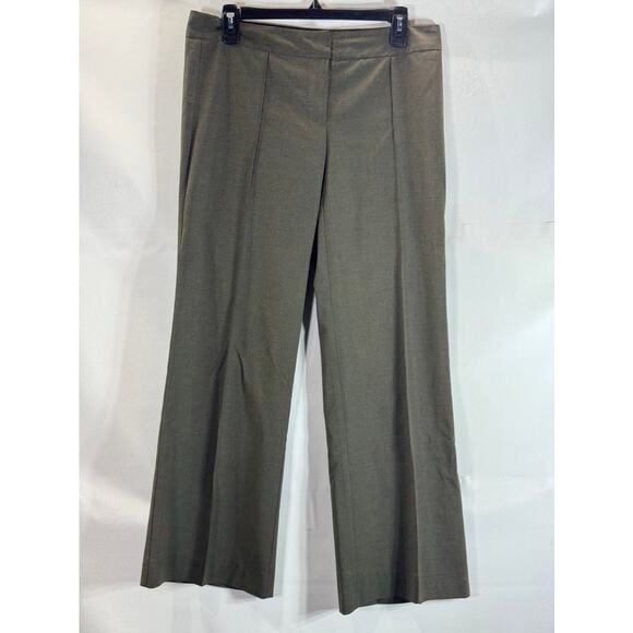 TRINA TURK Women´s Gray Pleated Wide-Leg Dress Pants...